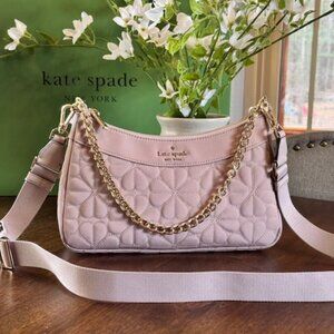 Kate Spade New York Spade Flower Quilted Fabric Convertible Crossbody - Gorgeous